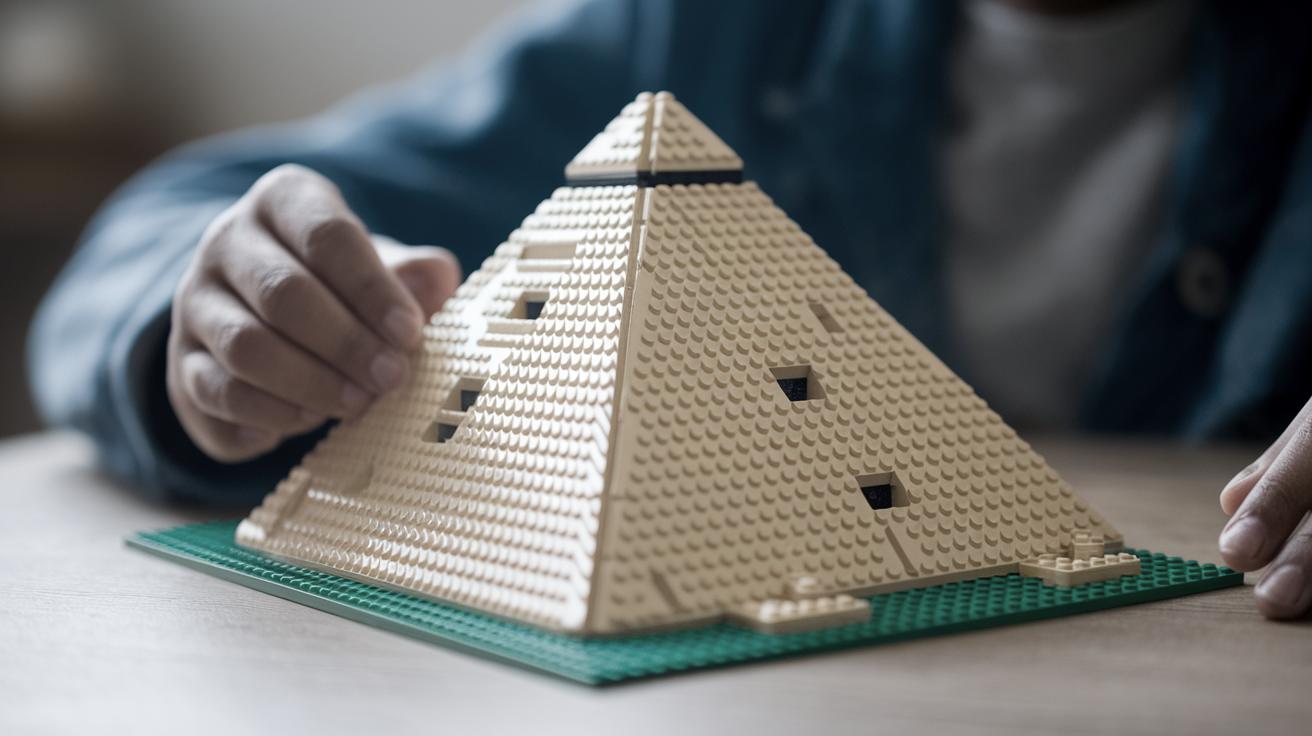 Exploring History Brick by Brick: The LEGO Great Pyramid of Giza